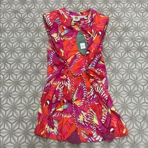 FARM Rio flying birds abstract Mini Dress